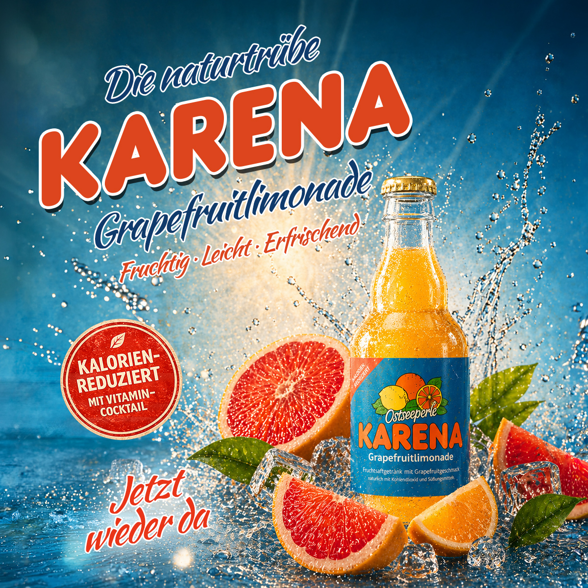 KARENA -  Grapefruitlimonade - Kalorien reduziert