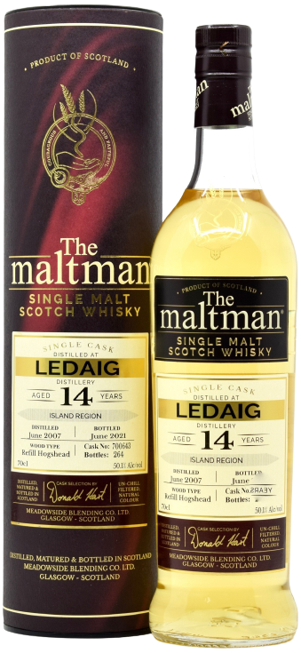 Ledaig 14 Jahre 2007/2021 Maltman 50,1%