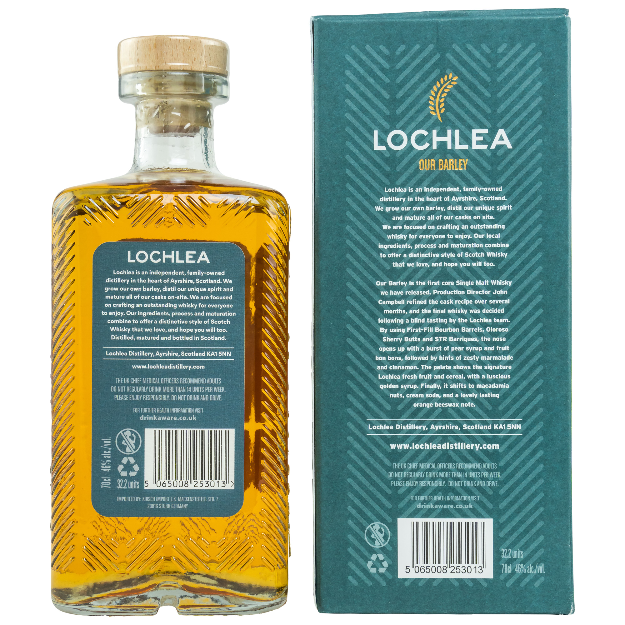 Lochlea Our Barley Single Malt Scotch Whisky