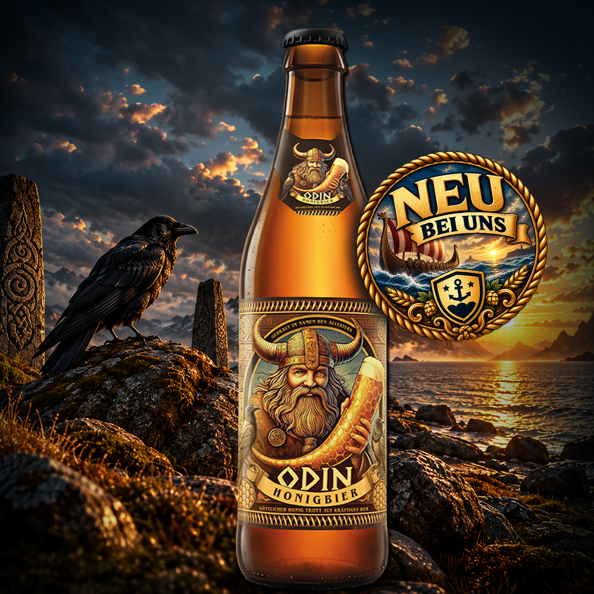 ODIN - Honigbier 5,4% vol., 0,5l
