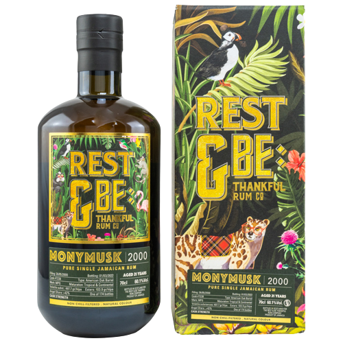 Rest & Be Thankful – Monymusk 2000 Pure Single Jamaican Rum Kirsch Import Exclusive