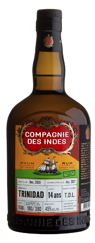 Compagnie des Indes Rum TrinidadT.D.L. 14 Jahre Single Cask Rum