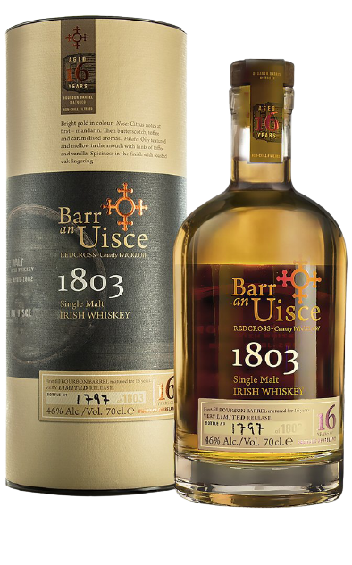 Barr an Uisce 1803 16 Jahre  Irish Single Malt Whiskey