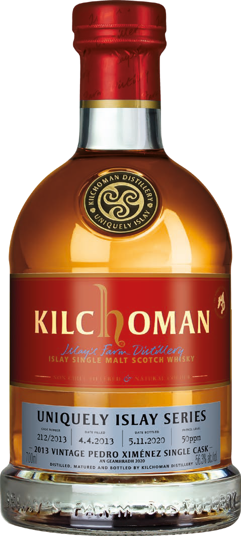 Kilchoman Vintage 2013 Uniquely Islay An Geamhradh 2020 Pedro Ximénez Cask