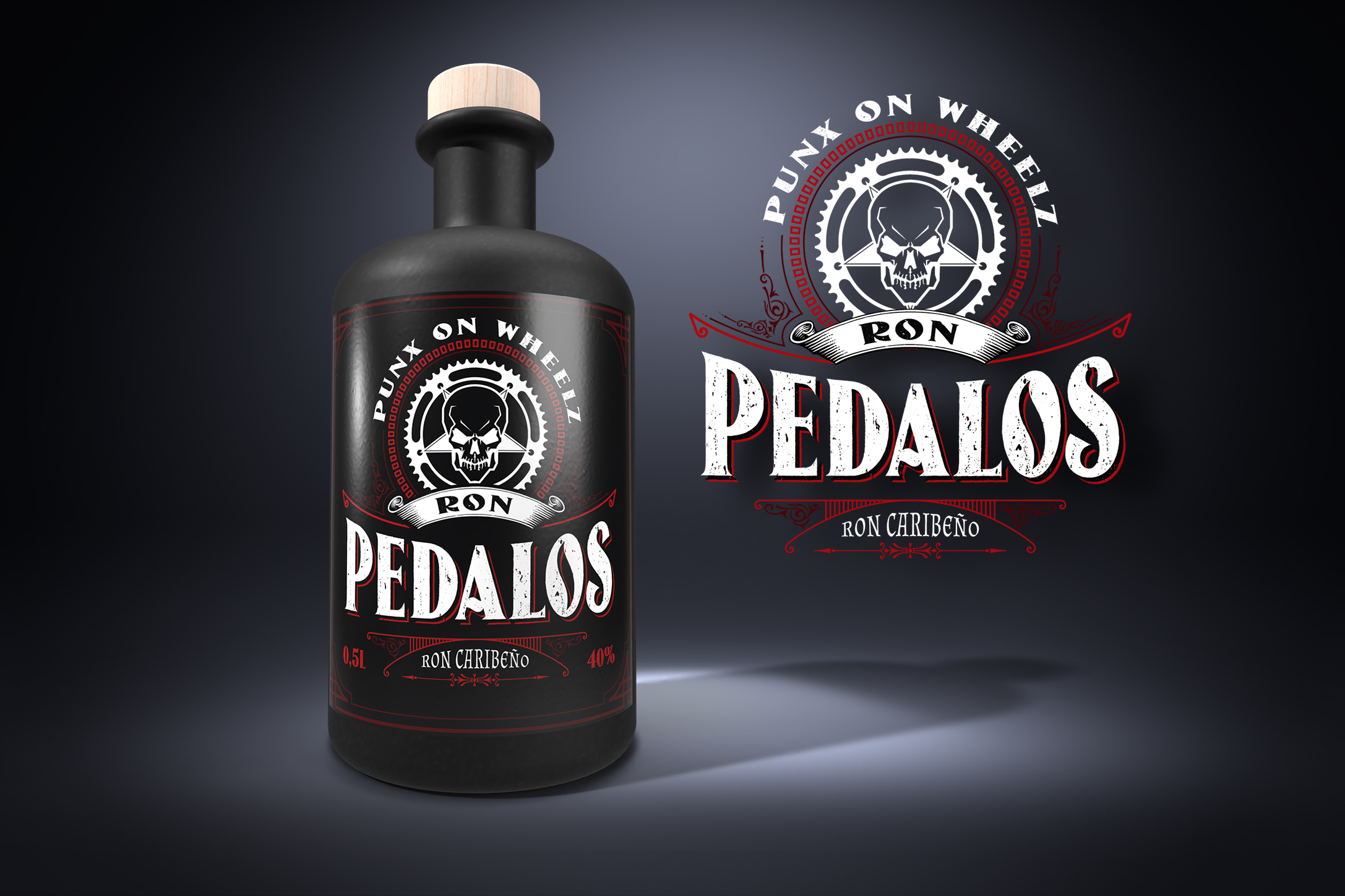 Ron Pedalos der Punx on Wheelz Soli-Rum