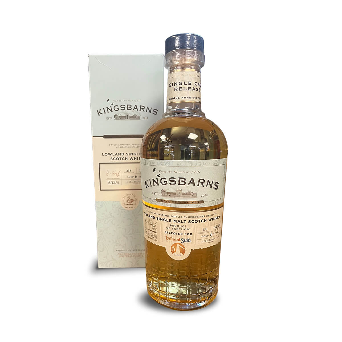 Kingsbarns Single Cask Release – 6 Jahre (Ex-Bourbon Cask), 59,7 % vol.