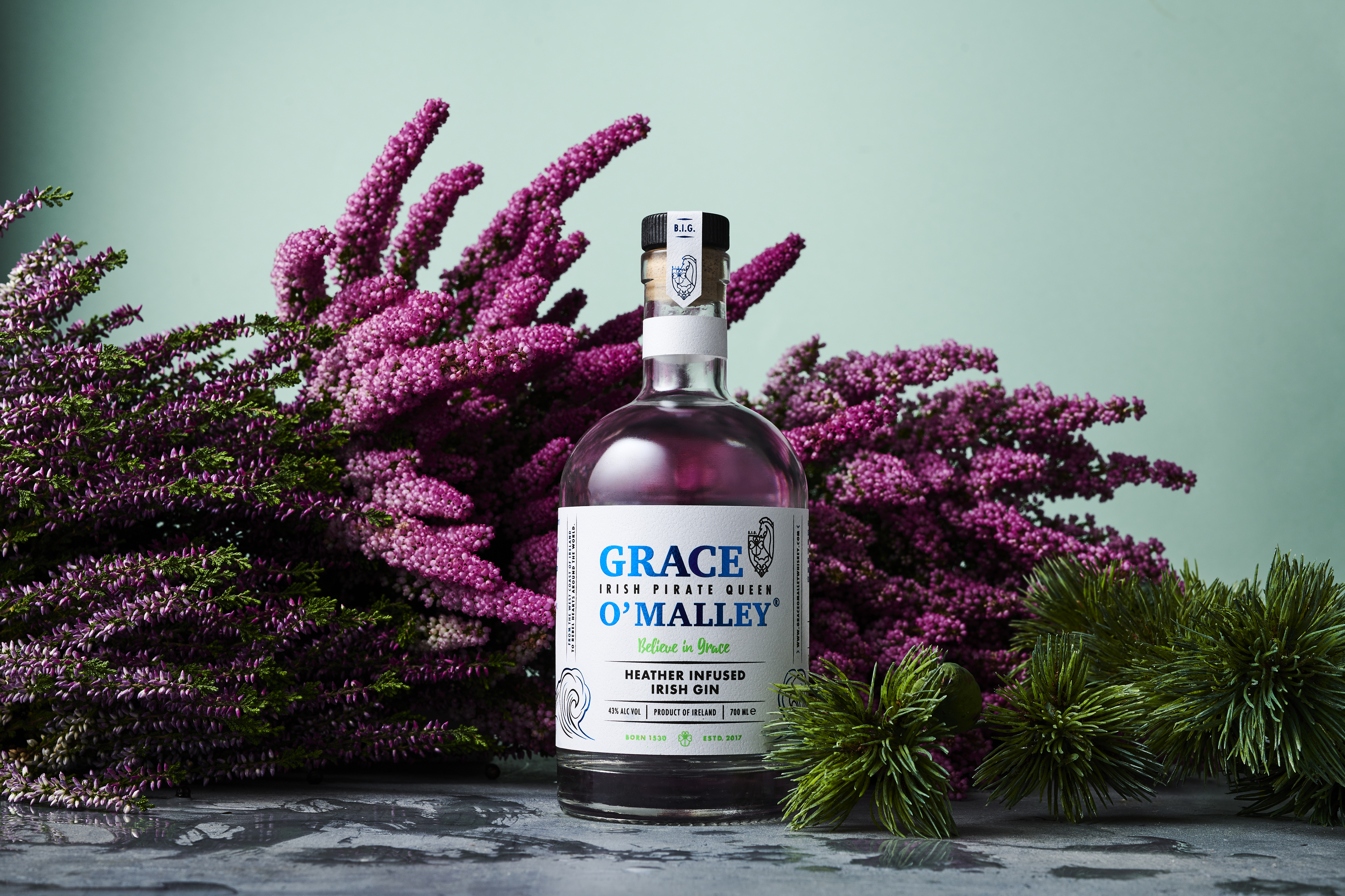 Grace O’Malley Heather Infused Irish Gin