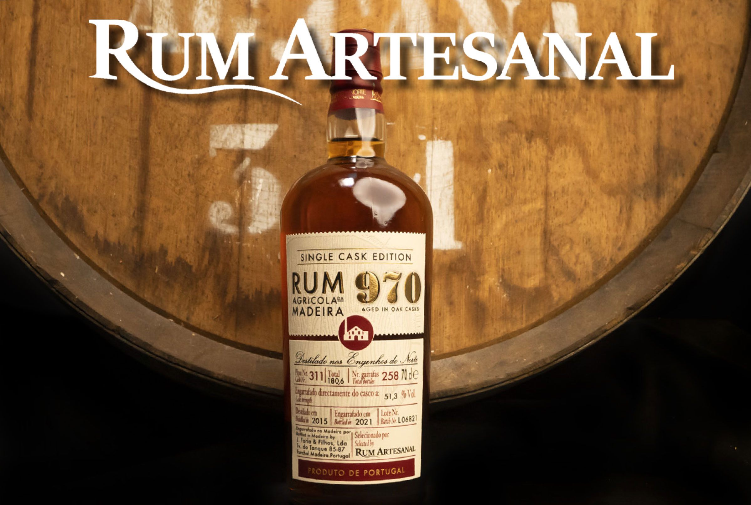 Rum Agricola da Madeira 970 Single Cask Selected by Rum Artesanal