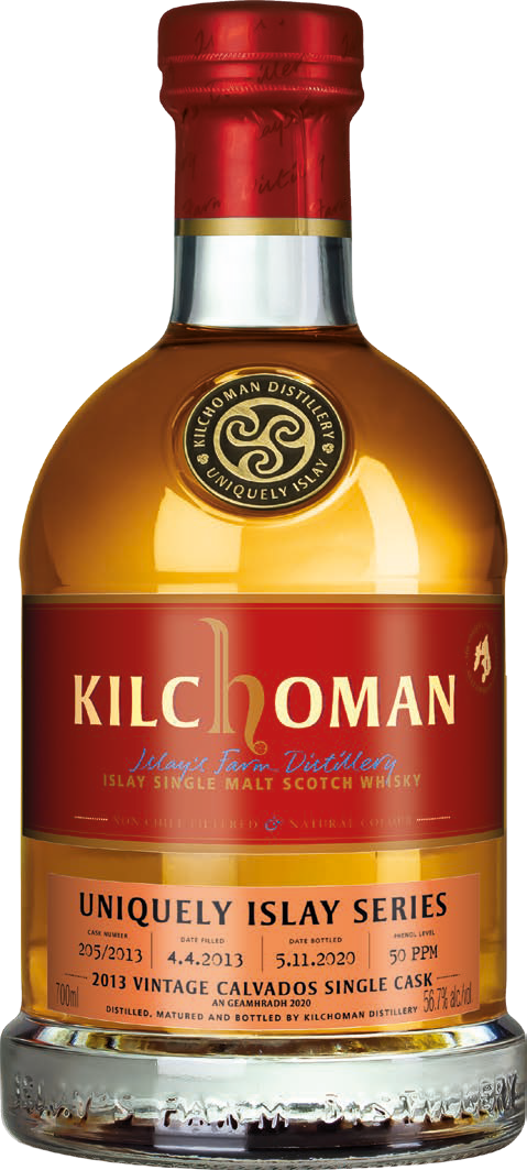 Kilchoman Vintage 2013 Uniquely Islay An Geamhradh 2020 Calvados Cask
