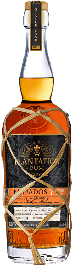 Plantation Rum Barbados 7 Jahre -Single Cask Edition 2019 Partizan Brewing Cask