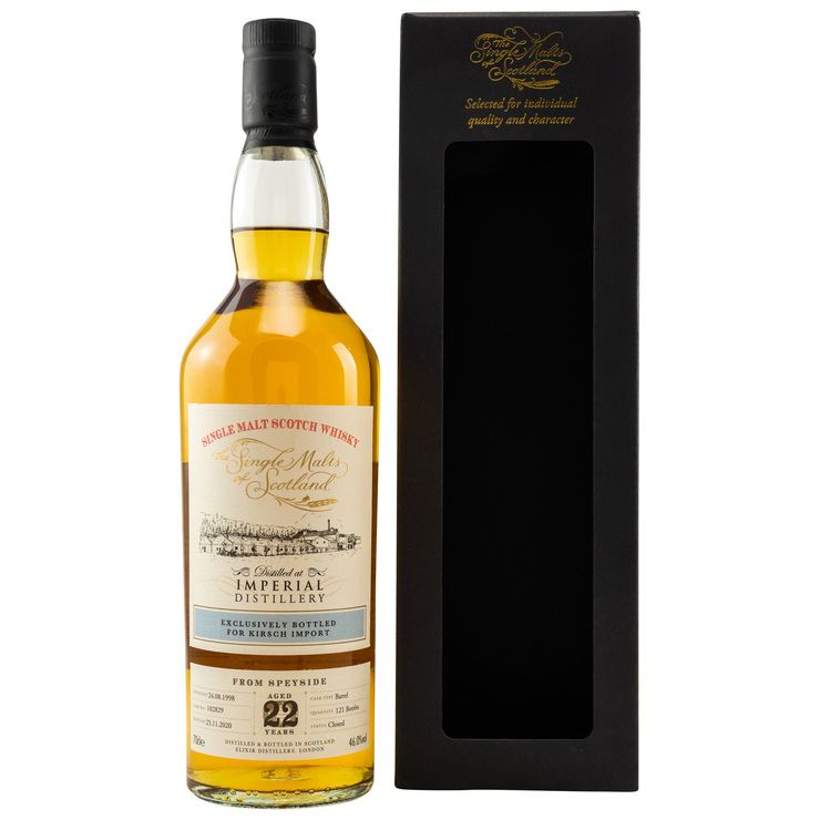Imperial 1998/2020 The Single Malts of Scotland Exclusively bottled for Kirsch Import