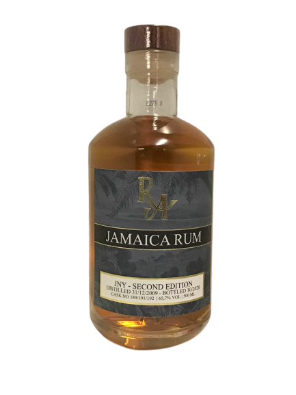 RA Jamaica Rum JNY Distillery Second Edition 65,7 %  12/2009 - 10/2020 