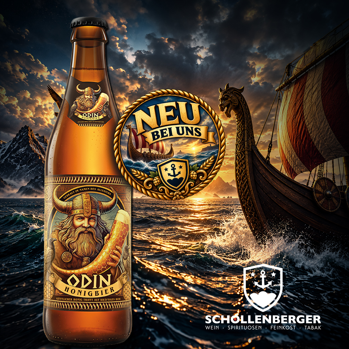 ODIN - Honigbier 5,4% vol., 0,5l