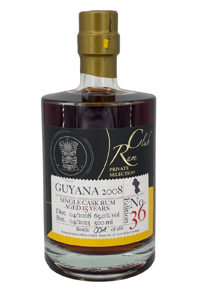 RUM CLUB PRIVATE SELECTION ED. 36 - GUYANA 2008