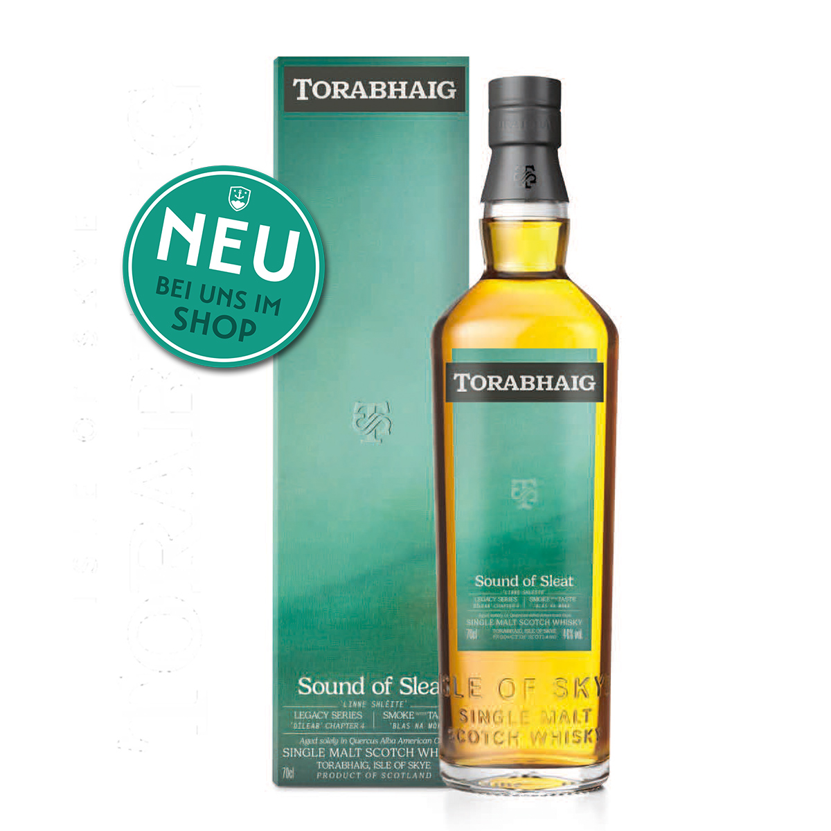 Torabhaig – Smoke with Taste, Single Malt Scotch Whisky, 46% vol