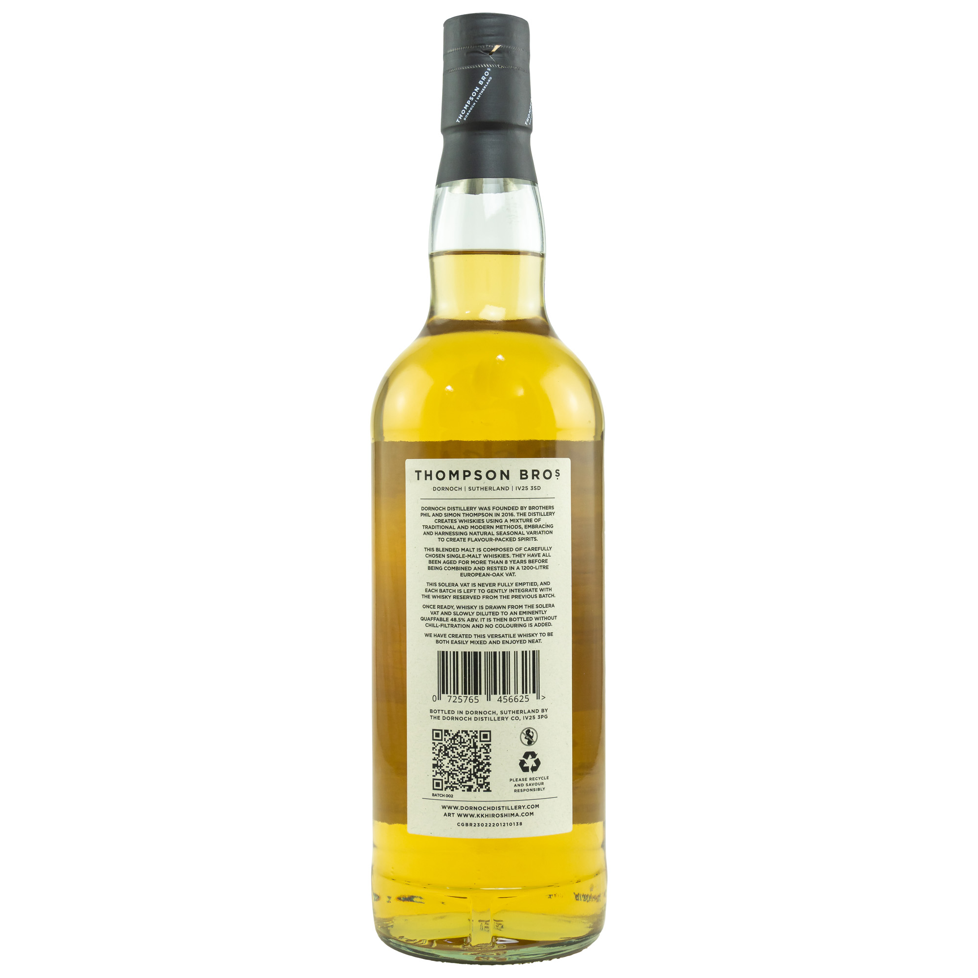 SRV5 8 y.o. Thompson Bros. Blended Malt Scotch Whisky